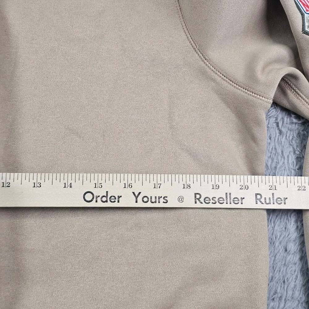 Indianapolis Colts Hoodie Sweatshirt Mens Large Beige NFL Football Nike‎ Dri-FIT